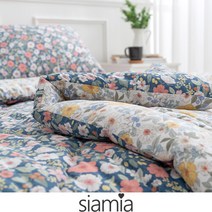 siamia 레떼 소프트터치 봄가을겨울 차렵이불 퀸