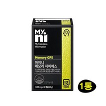 포스파티틸세린 징코 PS 은행잎추출물 기억력 인지력 수험생 성장기 집중력 노인 중장년 뇌 영양제 두뇌건강 항산화 플라보놀배당체, 30일분, 60캡슐(1000mg)