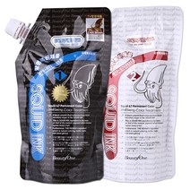 뷰티원 프리미엄 오징어먹물 컬러 크림 염색약 500ml, 7WB 웜브라운, 1개