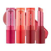 메리쏘드 투톤 립스틱 3개 세트, SET 03 (로즈턴+누오렌지+브릭온)