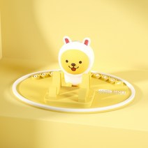 라이언 자동차 전화번호판 핸드폰 거치대 대시보드 브래킷, 무지