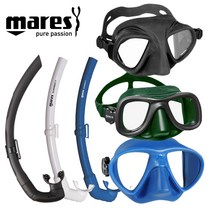 마레스 프리다이빙 마스크 스노클 엑스 타나 듀얼, 마스크 타나, 블랙