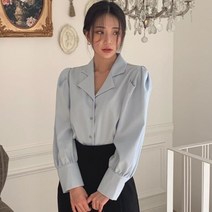 소피아 퍼프 커프스 테일러 블라우스 [BLB-0952]