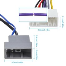 32GB 차량용 라디오 20 핀 배선 하네스 어댑터 70-7552 큐브 프론티어 버사 스테레오 와이어 커넥터 플매트 카펫 러그 케이블