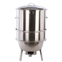 스텐 훈제 훈연 바베큐 화로대 항아리형 그리들 그릴, 인서트라벨카본스트랩시계스트랩증정