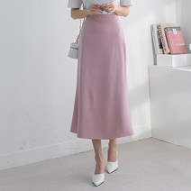 [나크21] 세미 머메이드 뒷밴딩 스커트 DM31-P-63