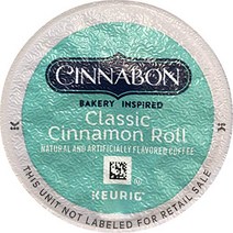 Cinnabon Classic Cinnamon Roll Coffee 18 K-Cup Pods Cinnabon 클래식 시나몬 롤 커피 18 K- 컵 포드, 1