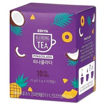 이디야 블렌딩티 피나콜라다(1.5g*10T), 단품, 단품, 1.5g