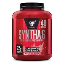 BSN 비에스엔 신타6 유청 단백질 딸기 크림 스월 2.26kg 웨이 프로틴 Swirl, 1개