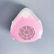 전자식 마스크 먼지차단 재사용 헬스장 HOMDD휴대용 공기 청정기 USB 충전식 전기 마스크 스모그 방지 방진, 03 pink, 한개옵션1