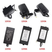 스위칭 전원공급장치 12v 어댑터 ac dc 220v 12 v led 스트립 용 범용 어댑터 12v alimentation 1a 2a 3a 5a 6a 8a 10a, 12v1a, 우리를