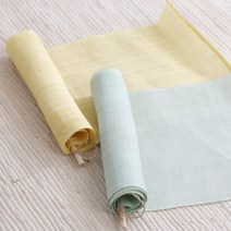 모시가리개 2P 세트 (180cm 옐로우그린)