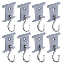 8PCS S 자 모양 야영 천막 걸이 클립 RV 가벼운 캐러밴 부속품 걸이를위한 당 빛, CHINA, B