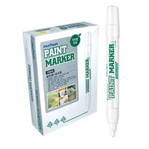 페인트마카 (자일렌프리) 1곽 12개입 / 친환경 둥근닙, 빨강