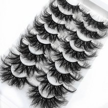 공연용속눈썹 착붙 아이돌 자석 자연스러운 인조 속눈썹 펌키트 25mm, 8 쌍 wd-04