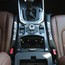 벤츠 크랙쿠션 틈새쿠션 틈새 사이드 안전벨트 커버, 2.AMG-레드, 1개