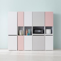 [가을맞이 특가세일] 지베스 데이지 주방 냉장고 틈새장/키큰장/밥솥수납장/렌지대, 틈새수납장, 사이즈300mm/깊이415mm, 코타화이트(우형)