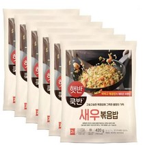 햇반 쿡반 비비고 새우 볶음밥 420g (2인분) x 6팩 간편식 코스트코 어린이 즉석 냉동 영양 새우 볶음밥 밥, 햇반 쿡반 새우볶음밥 (420g x 6팩)