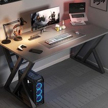 [엠에스컴파니] 분위기 가성비 X자 다리 게이밍 책상, 그레이800x600