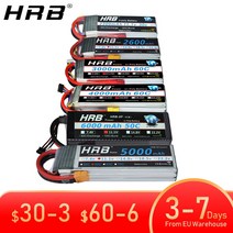 버스부품 레이튜닝 활대링크 에어크리너 배터리 부품, 6s 5000mah 50c EC5
