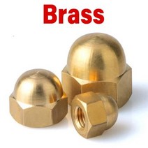 스틸리벳 접시머리 둥근머리 리벳 스테인레스 스틸 나일론 황동 너트 육각 헤드 캡 메트릭 돔 블랙 화이트 니켈 도금, M20 (1Pcs)+Brass