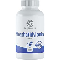 롱라이프뉴트리 포스파티딜세린 500mg 식물성캡슐 180정, 180캡슐, 180개