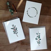 아트박스/디비디 디비디 크리스마스 카드 - Botanic, Wreath, 옵션선택