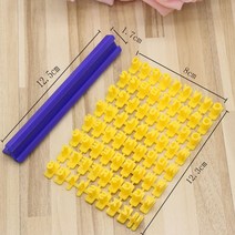 도예재료 세라믹 아트 알파벳 번호 편지 폴리머 클레이 압착기 스탬프 embosser 금형 씰링 diy 엠보싱 도자기 클레이 도자기 도구 169, 인쇄 금형 세트
