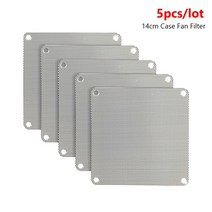 컴퓨터 먼지 필터 스폰지 테이프 필터망 그물 투명 매쉬 5pcs 스퀘어 pvc 팬 먼지 필터 pc 방진 케이스 cuttable 컴퓨터 메쉬 커버 블랙 화이트 80mm 90mm, 140mm 흰색