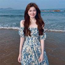 휴양지쇼핑몰 화이트비치 바캉스룩 나시 여름옷 휴양지 미니 원피스 괌원피스 예쁜롱 비치미니 휴양지원피스 휴가커플룩