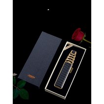 휴대용 호신용 스프레이 라이터 전기총고출력 조정 가능한 금속 방풍 스프레이 건 안전 잠금 바베큐 포인, 03 black(gift box)