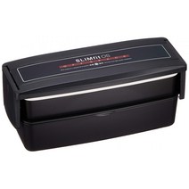 Skater 스케이터 슬림 도시락 2 단계 760ml 상자 한 일본에서 만든 흑인 남성 pcs45t, 1개, 상품명참조