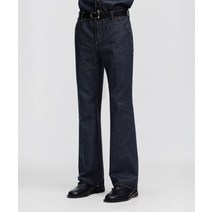 커스텀어클락 데님 세미 부츠컷 진 로우인디고 COOSPT202RAWINDIGO