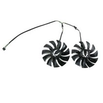 호환 쿨러 87MM RTX2080 2080Ti 그래픽 카드 냉각 팬 GA92S2U DC12V 0.46A 4 핀 ZOTAC GeForce RTX 2080 Ti AMP Edition, 1-2PCS, 2PCS