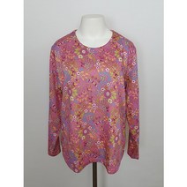 할머니옷 엄마옷 중년여성 국산 꽃무늬 라운드티 겨울 면 60대 70대 80대 90대 66 왕대 엄마네옷장