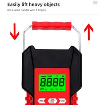 용수철저울 매달림 휴대용 손저울 저울 50kg/5g 후크 저울 디지털 가방 1.5m 자 걸이식 낚시 방수 여행 가, 한개옵션0