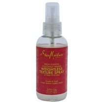 Sheamoisture 과일 퓨전 코코넛 물 텍스처 스프레이 미세 중간 113.4g