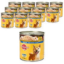 [페디그리700g] 페디그리 성견용 닭고기 캔, 700g, 12개