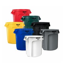 리빙플랜 러버메이드 벤티드 브루트 컨테이너 37L 만능용기 #2610, 노란색