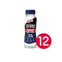 빙그레 요플레 프로틴 맥스 마시는 요거트 단백질 음료, 210ml, 12개