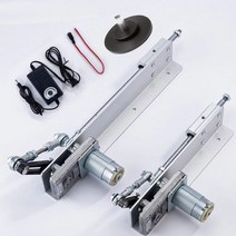 액추에이터 리니어모터 선형엑추에이터 DIY 왕복 사이클 선형 푸시 풀 모터 모터 텔레스코픽 액추에이터 키트 속도 컨트롤러 흡입 컵 포함 DC12 V 24V124992, 24V150mm100rpm, EU Plug