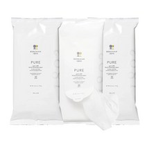 Beekman 1802 페이스 & 바디 물티슈 바닐라 앱솔루트 향 30개 3팩 염소 우유 알로에 비타민 E 함유 알코올 프리 생성 민감한 크루얼티프리