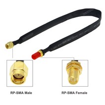 lte 라우터 와이파이 유무선 공유기 5g BEVOTOP 케이블 어댑터 창 통과 SMA Male-SMA Female-외부 안테나 및 4G LTE 5G 50 Ohm RF, [02] SMA M to RP F