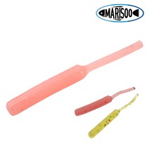 아징스틱 볼락웜 아징 전갱이 풀치 우럭 송어 웜 루어낚시 국내산 핸드메이드 10개입, 워터멜론