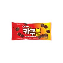 롯데제과 크런키 카카오쿠키볼 58g 고급디저트 아이들간식 디저트, 9세트