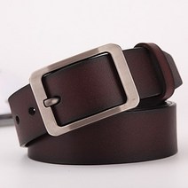 dwts 암소 가죽 벨트 남성 남성 정품 가죽 스트랩 벨트 버클 멋진 빈티지 115, 100cm 27to29 Incn, 갈색