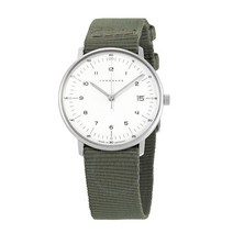 Junghans 융한스 Max Bill Damen Quartz White Dial 쿼츠 화이트 다이얼 Ladies 여성 Watch 워치 시계 047/405104