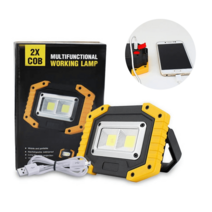 2COB LED 20W 투광등 18650 AA겸용 보조배터리 가능 작업등