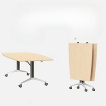 회의 테이블 사각 접이식 도서관 책상 미팅 우드, 2200x1100x750