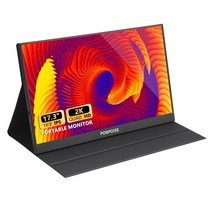 17.3형 HDMI HD 4K 터치 휴대용 모니터 1080P 휴대용 컴퓨터 확장 PS4 모니터 15.6, 13.3형 좁은 면 1080P 실루엣 메탈 외관 60